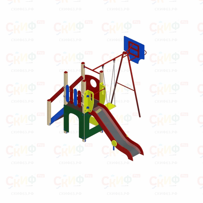 Детский игровой комплекс «Счастливое детство» ДИК 01 H=1200