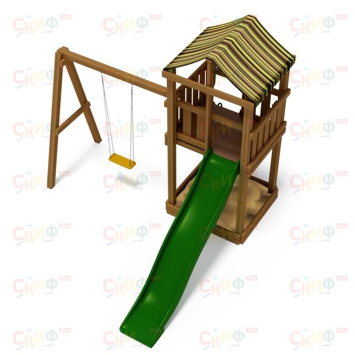 Детский игровой деревянный комплекс ДДК 2